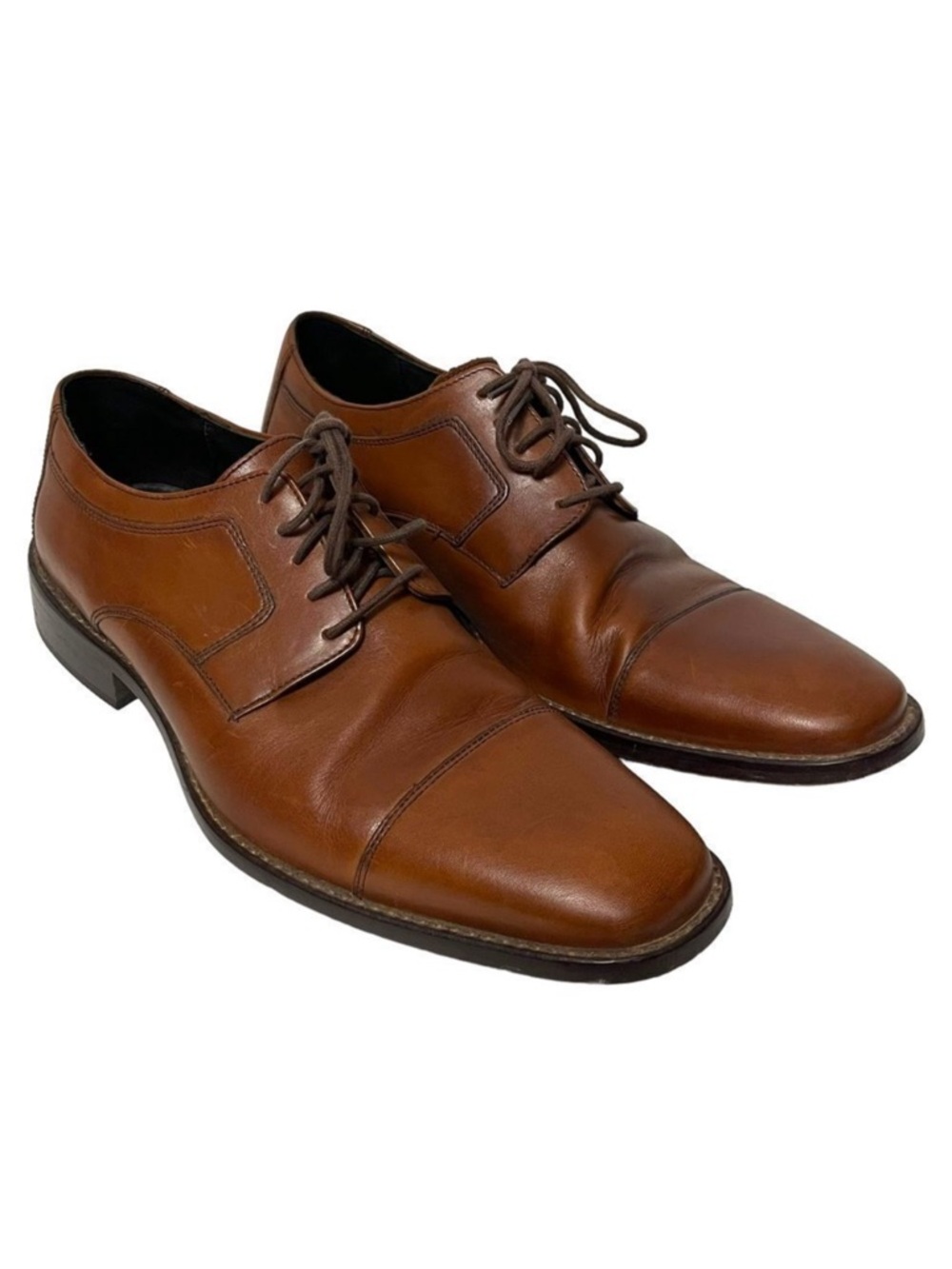 JOHNSTON & MURPHY Men's Lancaster Cap Toe Oxfords 10